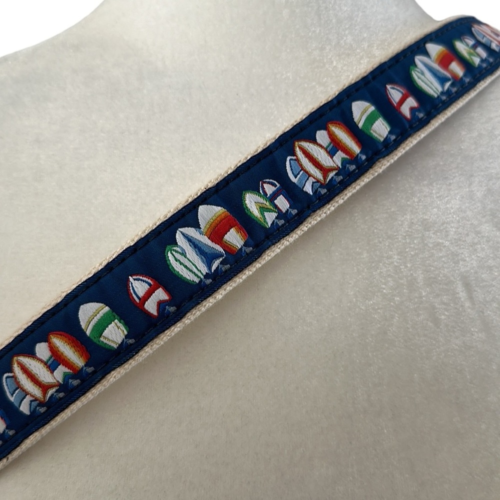 Leather Man Ltd nautical mens leather & fabric belt size 42